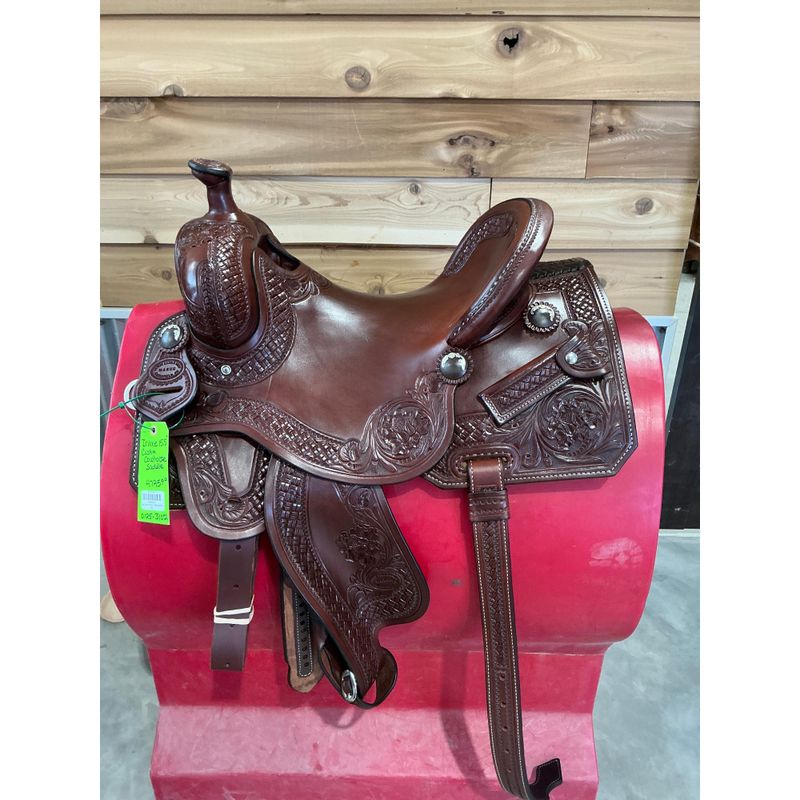 Irvine Custom 15.5" Cowhorse Saddle - 0125-3102