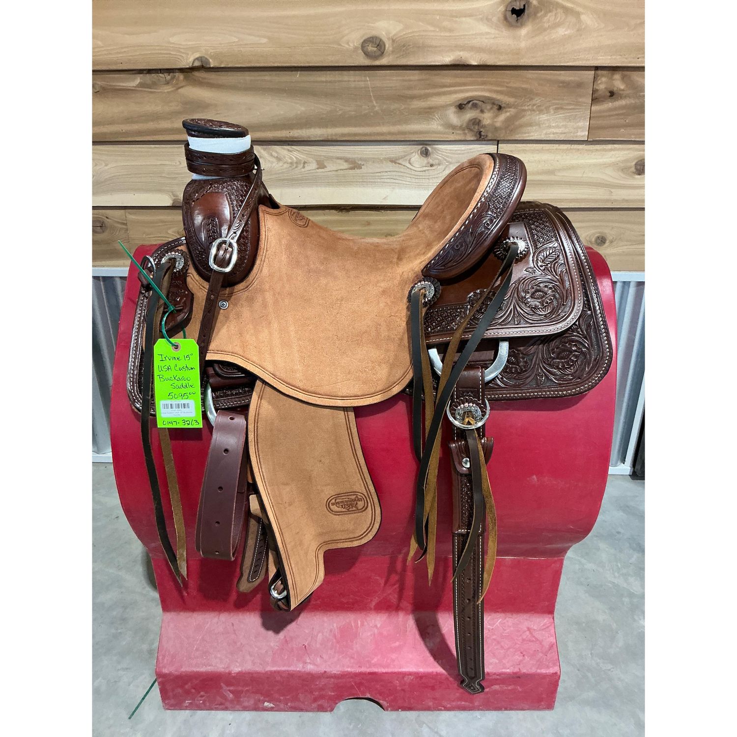 Irvine Custom USA 15" Buckaroo Saddle