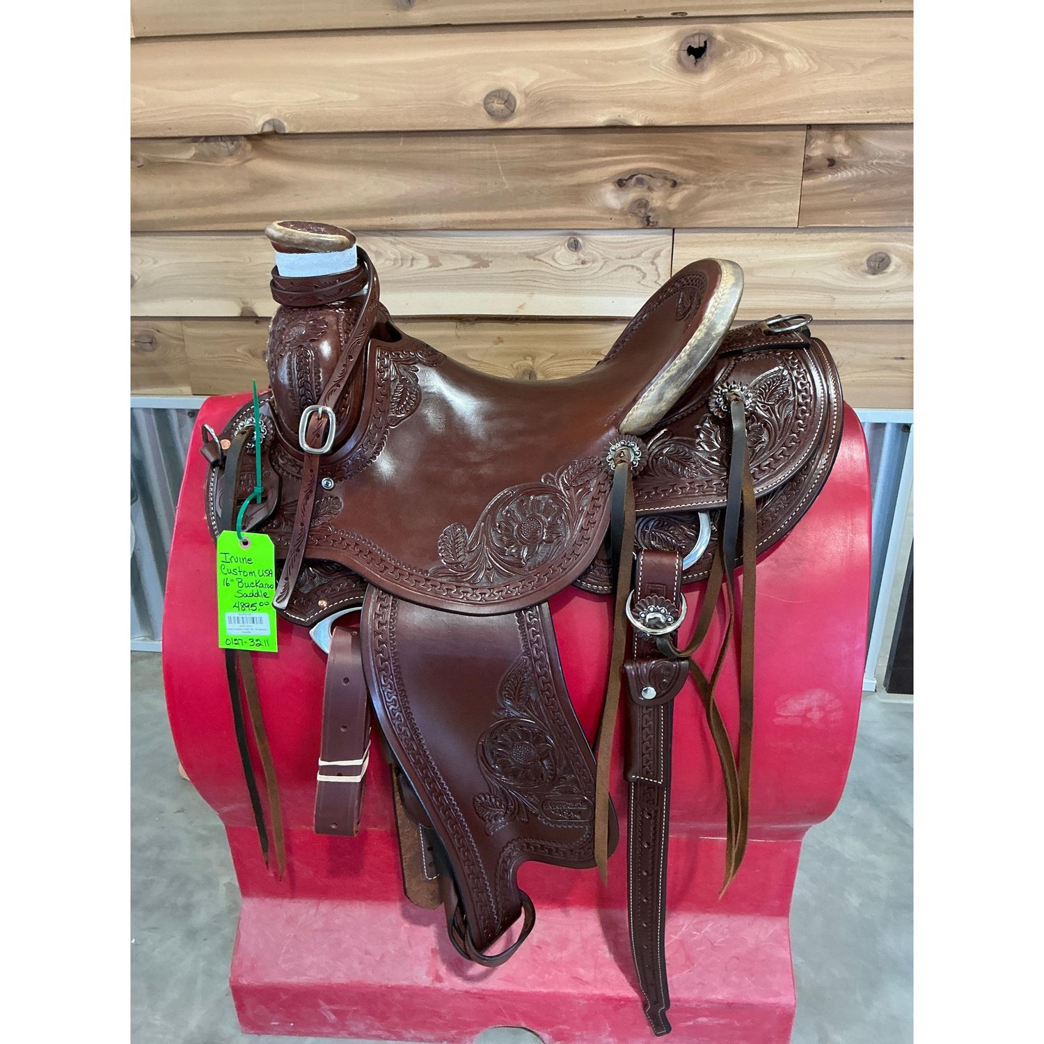 Irvine Custom USA 16" Buckaroo Saddle