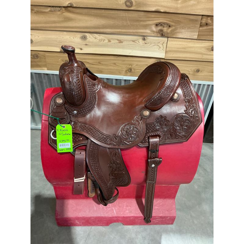 R. Ruelas 16" Cowhorse Saddle - 0287-3383