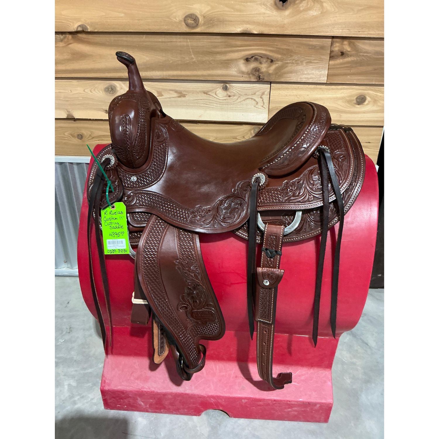 R. Ruelas Custom 17" Cutting Saddle - 0289-3284