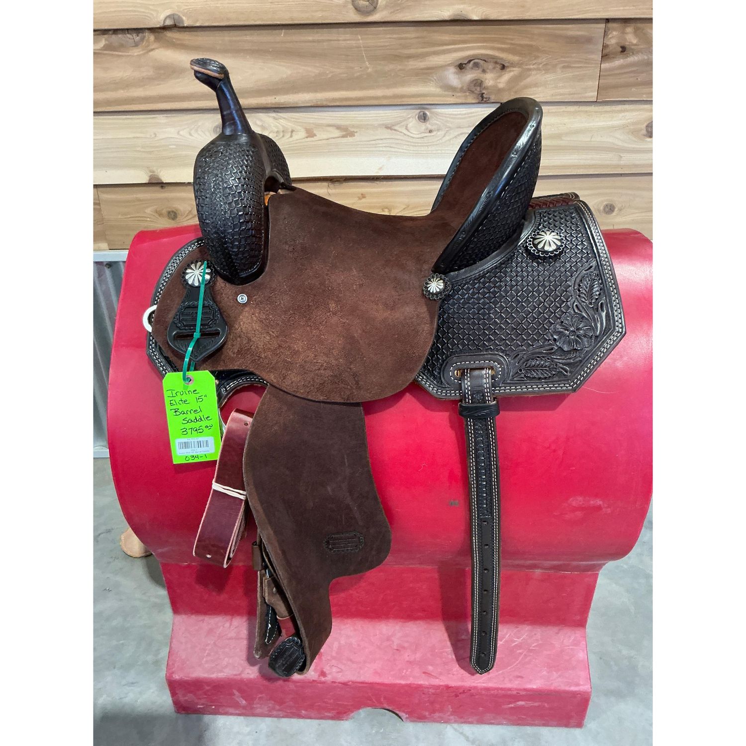 Irvine Elite 15" Barrel Saddle - 034-1