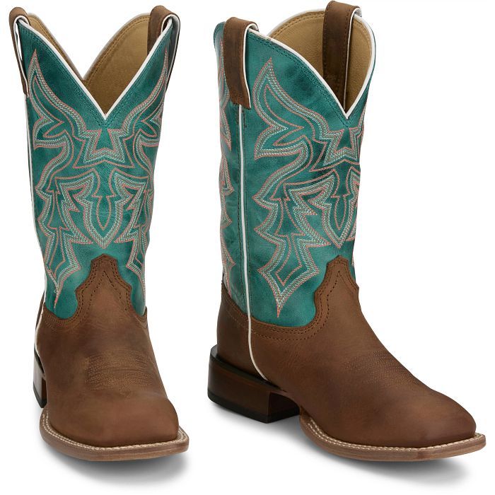 Justin Women's 11" MIss Ellie Western Boot- Rustic