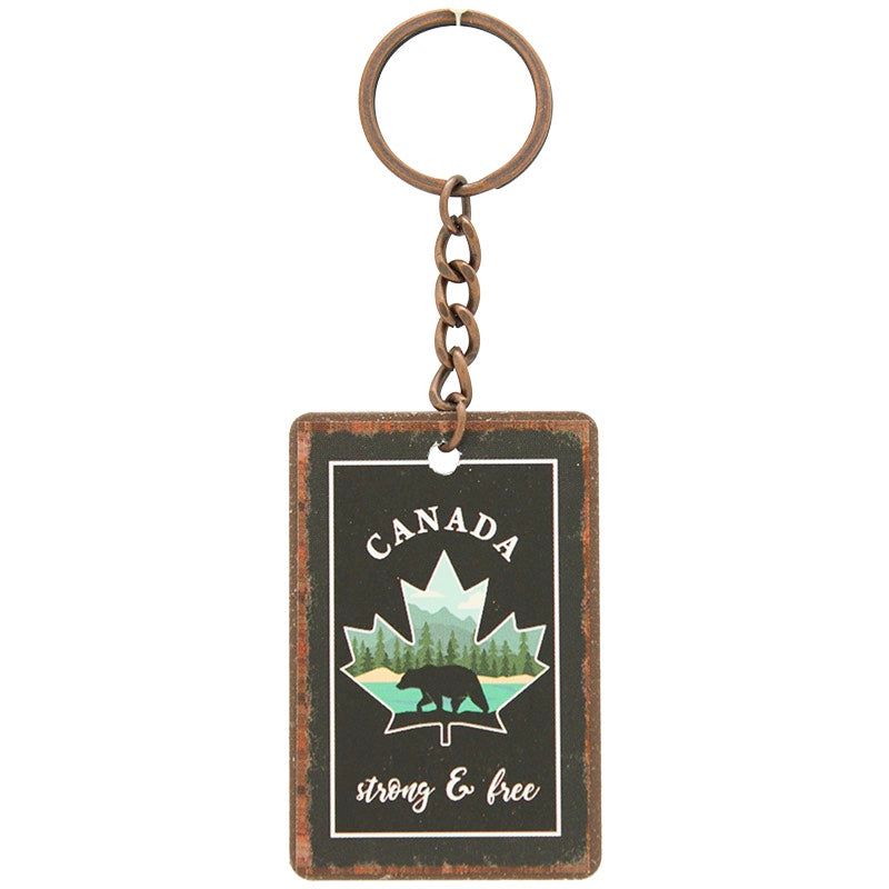 KC Gifts Key Chain Canada Strong and Free