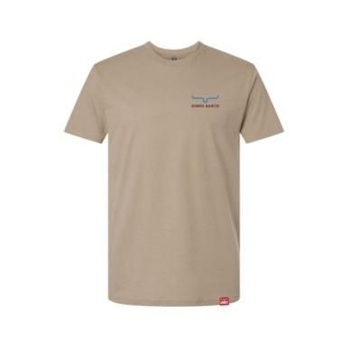Kimes Men's Long Live Short Sleeve Tee Shirt - Multiple Colours