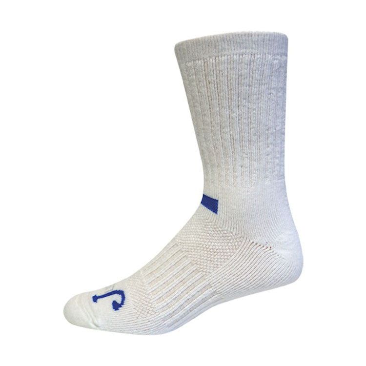 Justin Men's 2-Pack Just Dry Full Cushion Crew Socks - White - 9589I051462