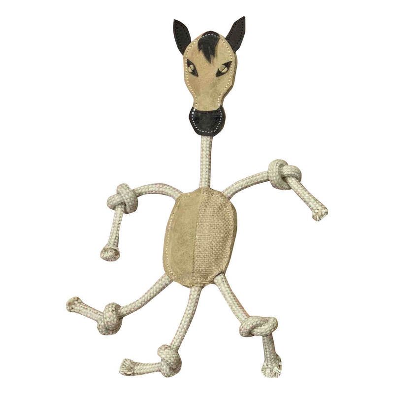 Jute &amp; Rope Horse 14"L x4"W