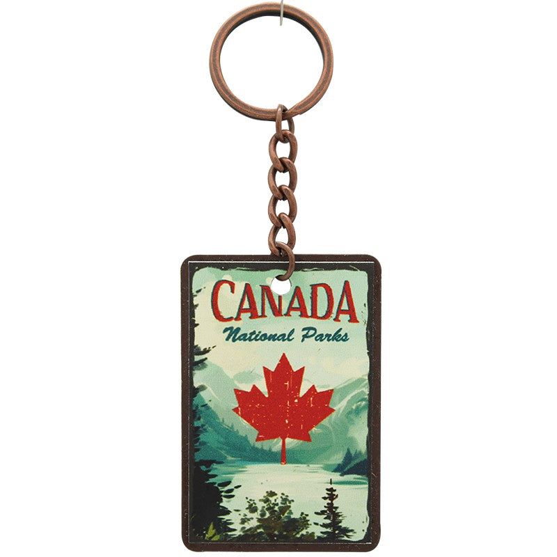 KC Gifts Key Chain Maple Leaf Canada National Park