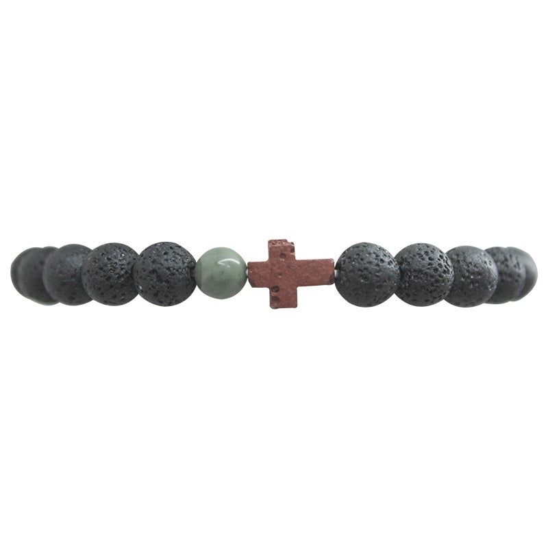 KC Lava Cross Bracelet