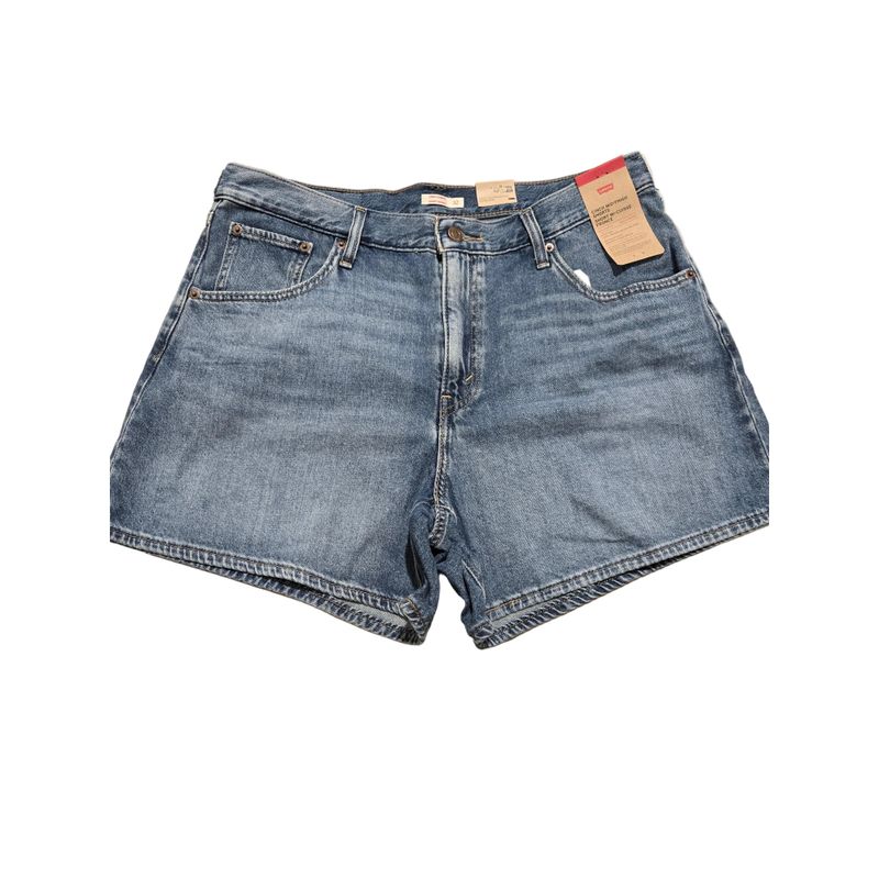 Levi Womens Mid Length Short Lift Up Shorts