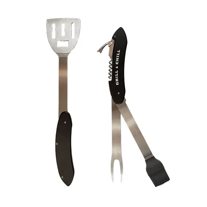 Lucky Jack Grill &amp; Chill 5 in 1 BBQ Multi Tool Set