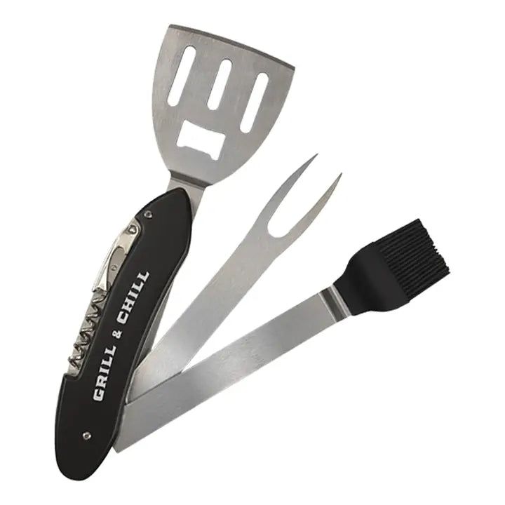 Lucky Jack Grill &amp; Chill 5 in 1 BBQ Multi Tool Set