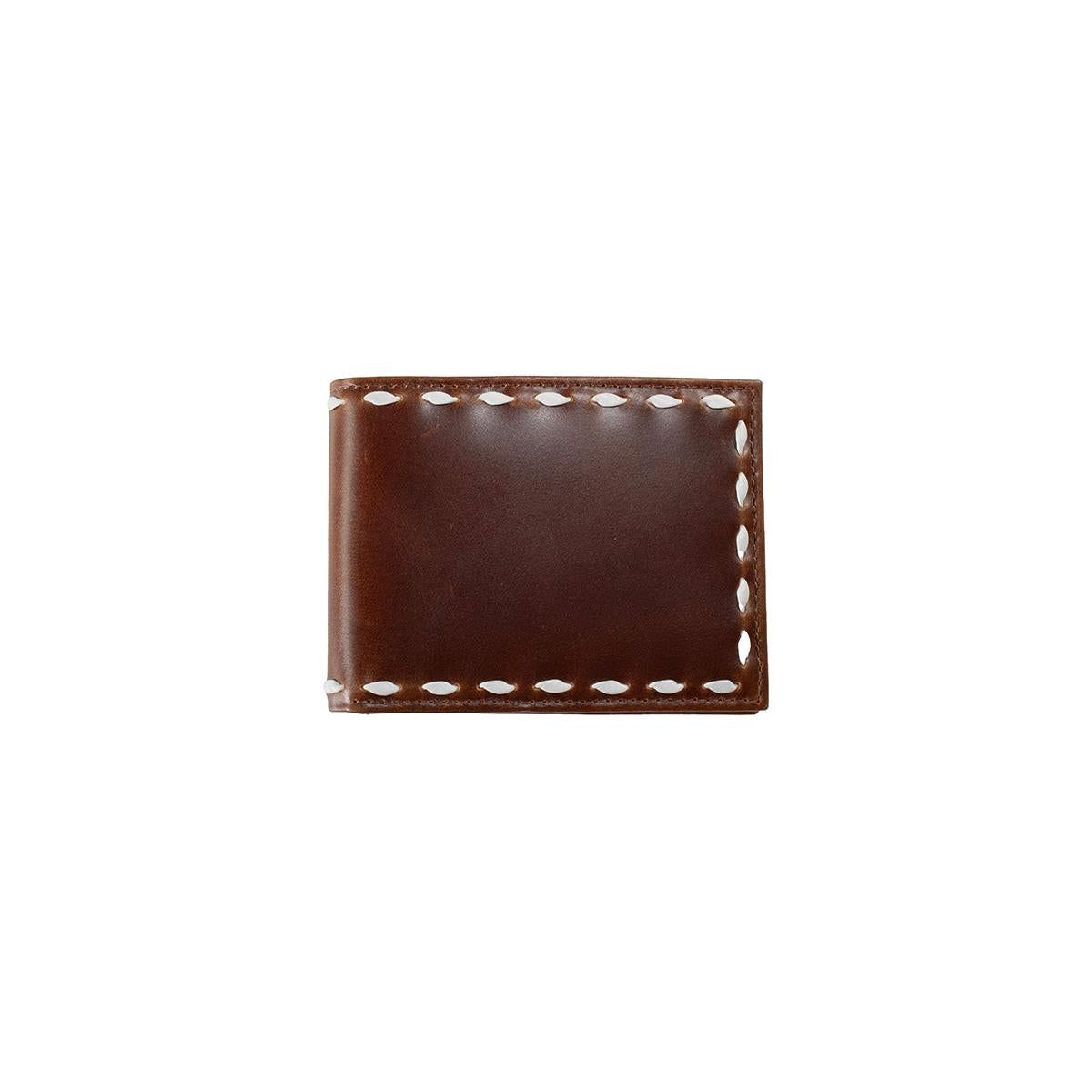 M&amp;F Men's 3D Bifold Style Wallet with Buck Lace- Brown