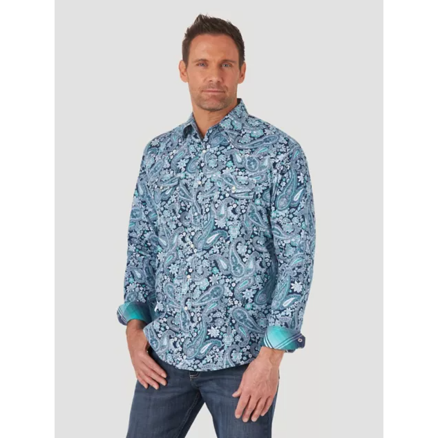 Wrangler Mens 20X Competition Advanced Comfort LS Shirt - MJC314B