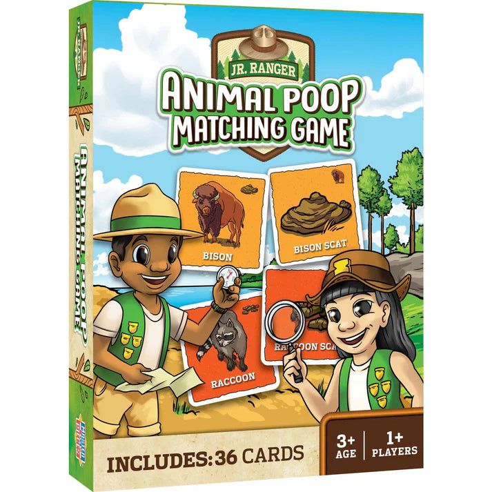 Masterpiece Jr. Ranger - Animal Poop Matching Game