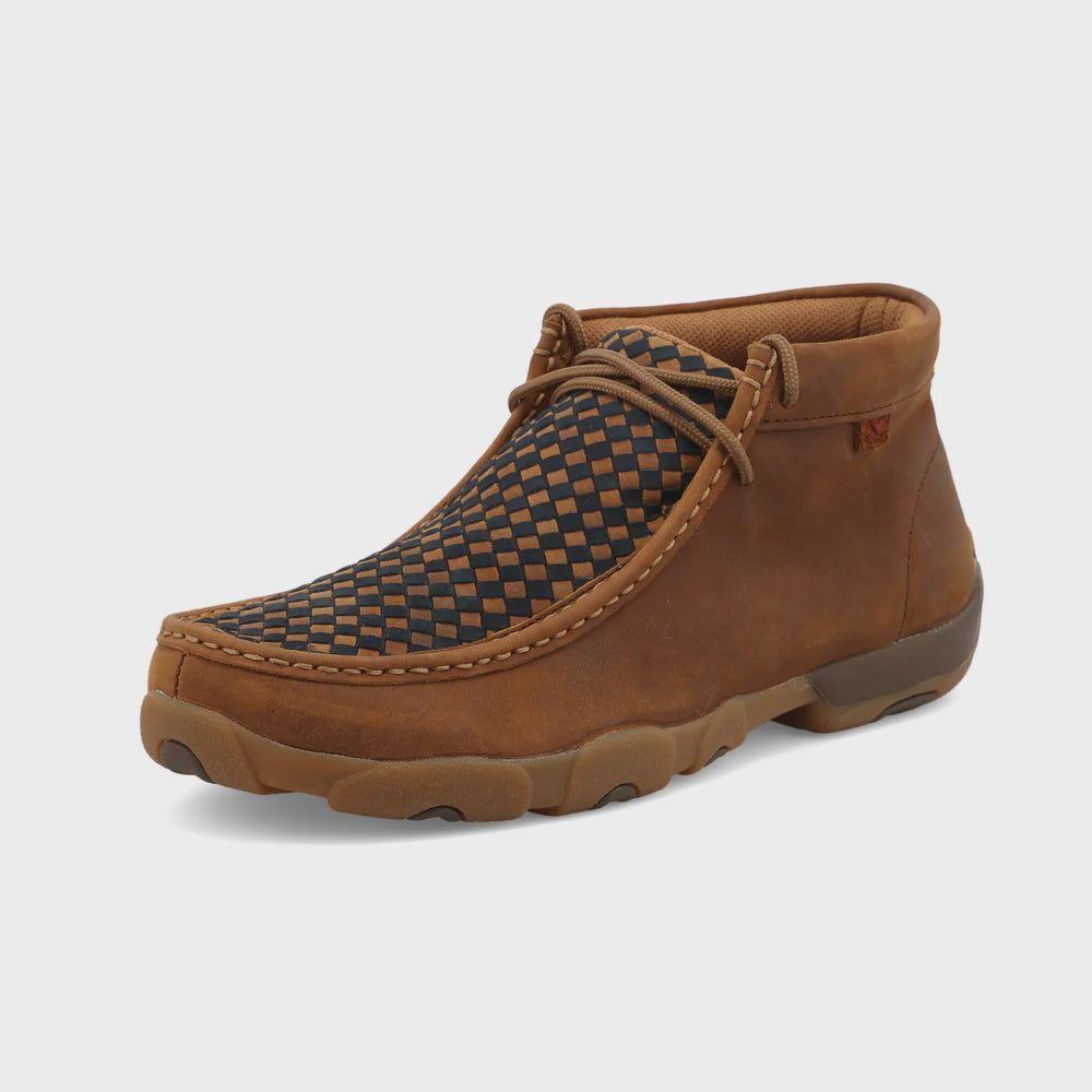Men's Chukka Driving Moc - Oiled Saddle &amp; Midnight