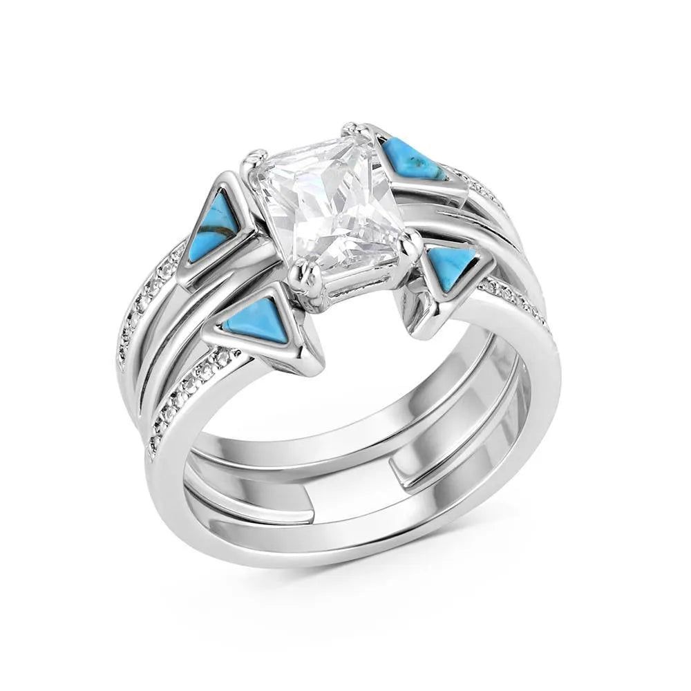 Montana Silversmiths Skyline Stack Ring Set