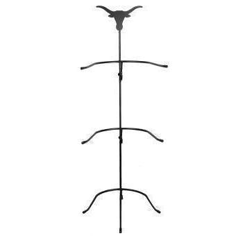 M&amp;F LH Metal 3 Tier Hatrack- Black