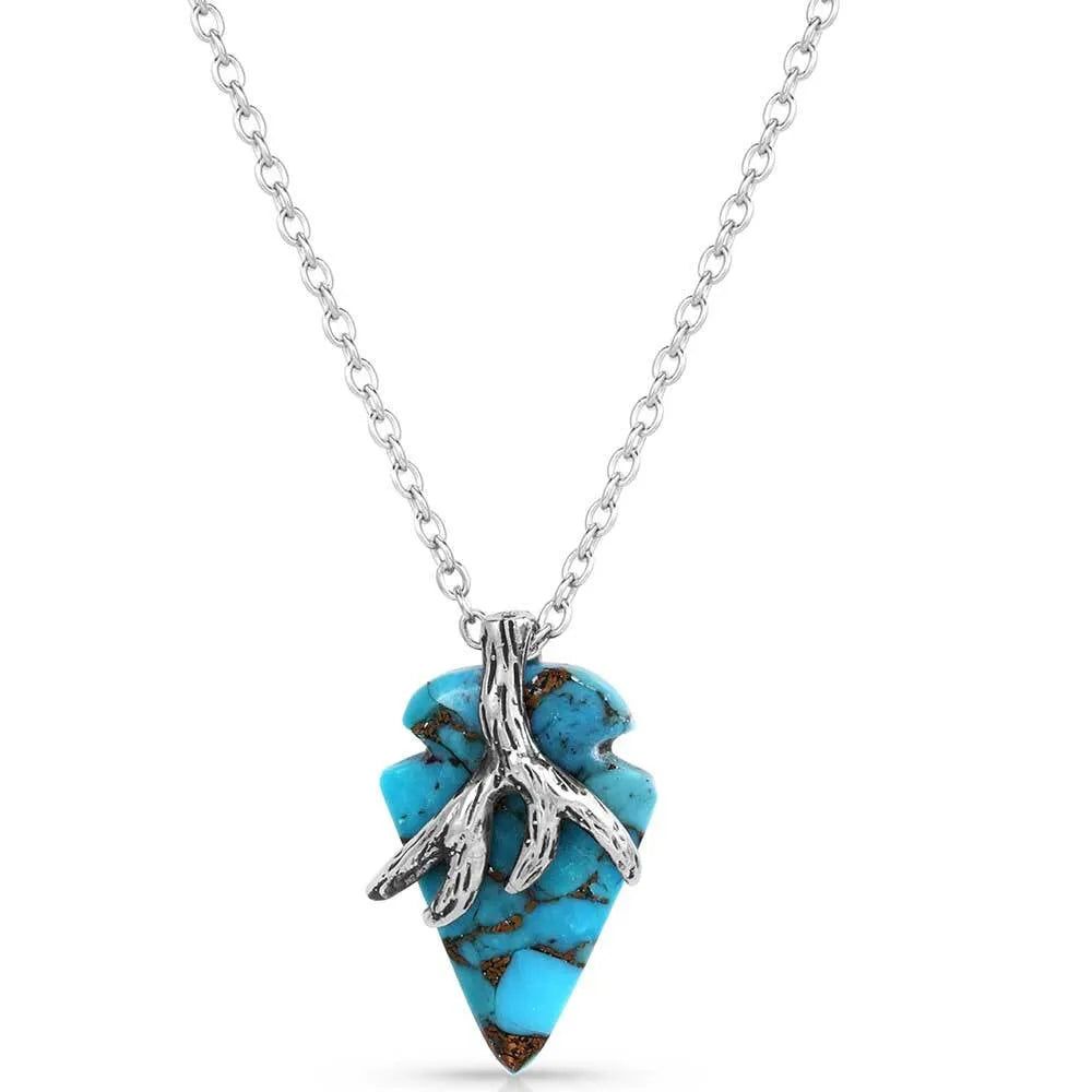 Montana Silversmith KT Point Arrowhead Turquoise Necklace