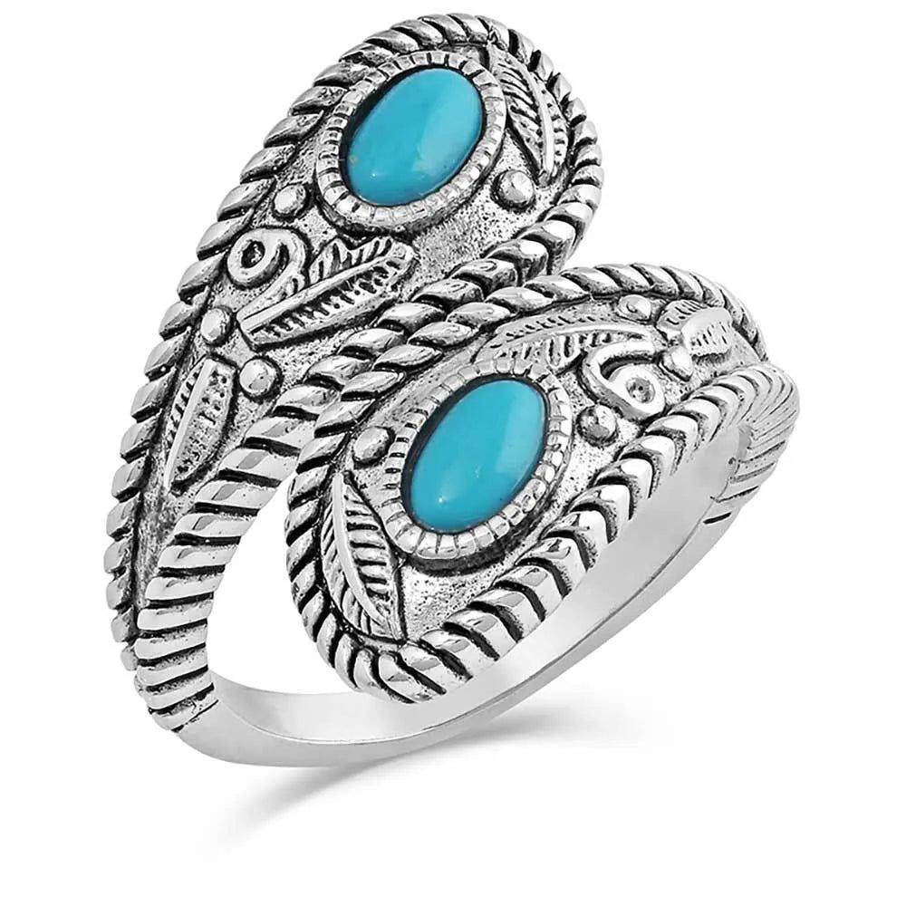 Montana Silversmiths Find the Balance/Balancing The Whole Ring B - Turquoise
