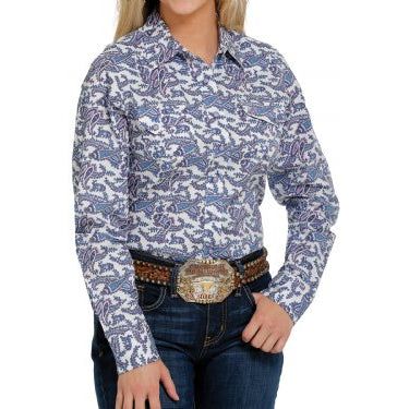 Cinch Womens LS Print Shirt - MSW9201032