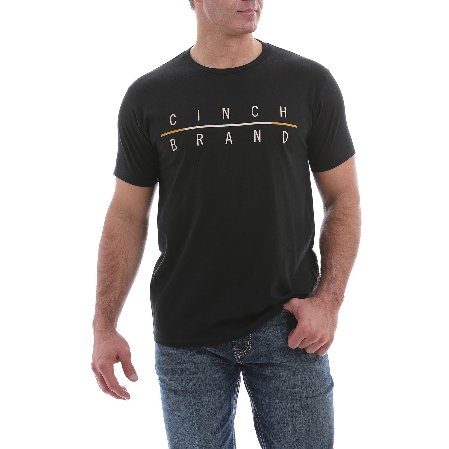 Cinch Mens SS Tee Black - MTT1690422
