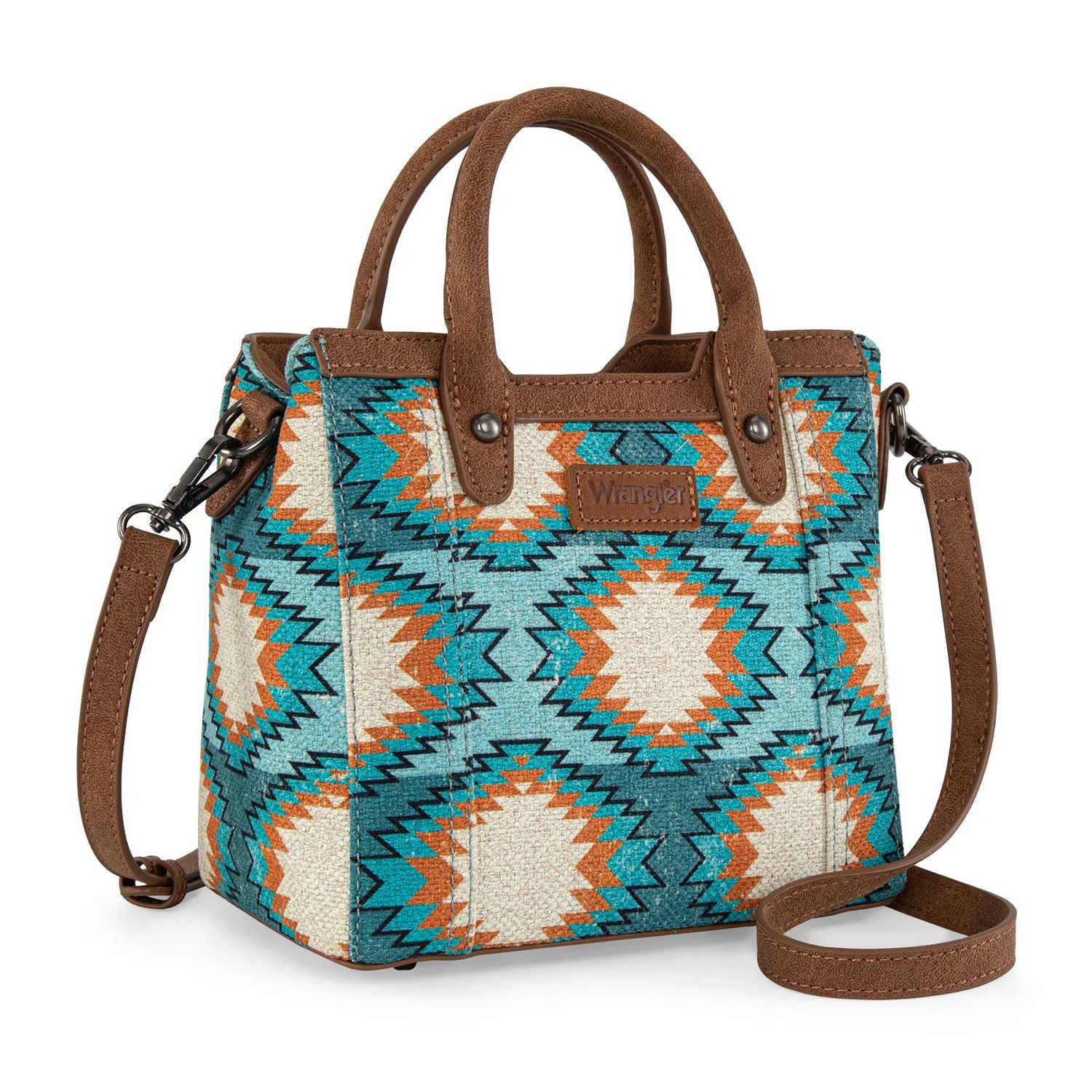 Montana West Aztec Distressed Print Dual Sided Mini Tote-Multiple Colors - WGH221-2022