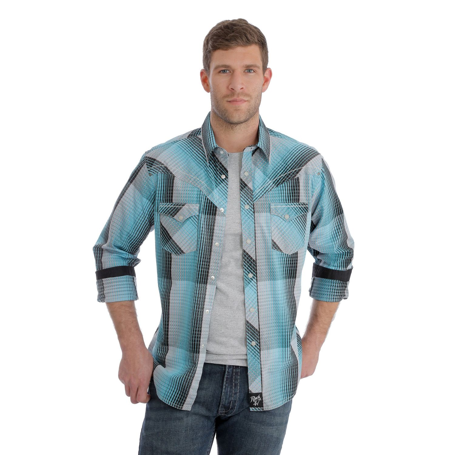 Wrangler Men's Rock 47 Western Shirt - MRC364M