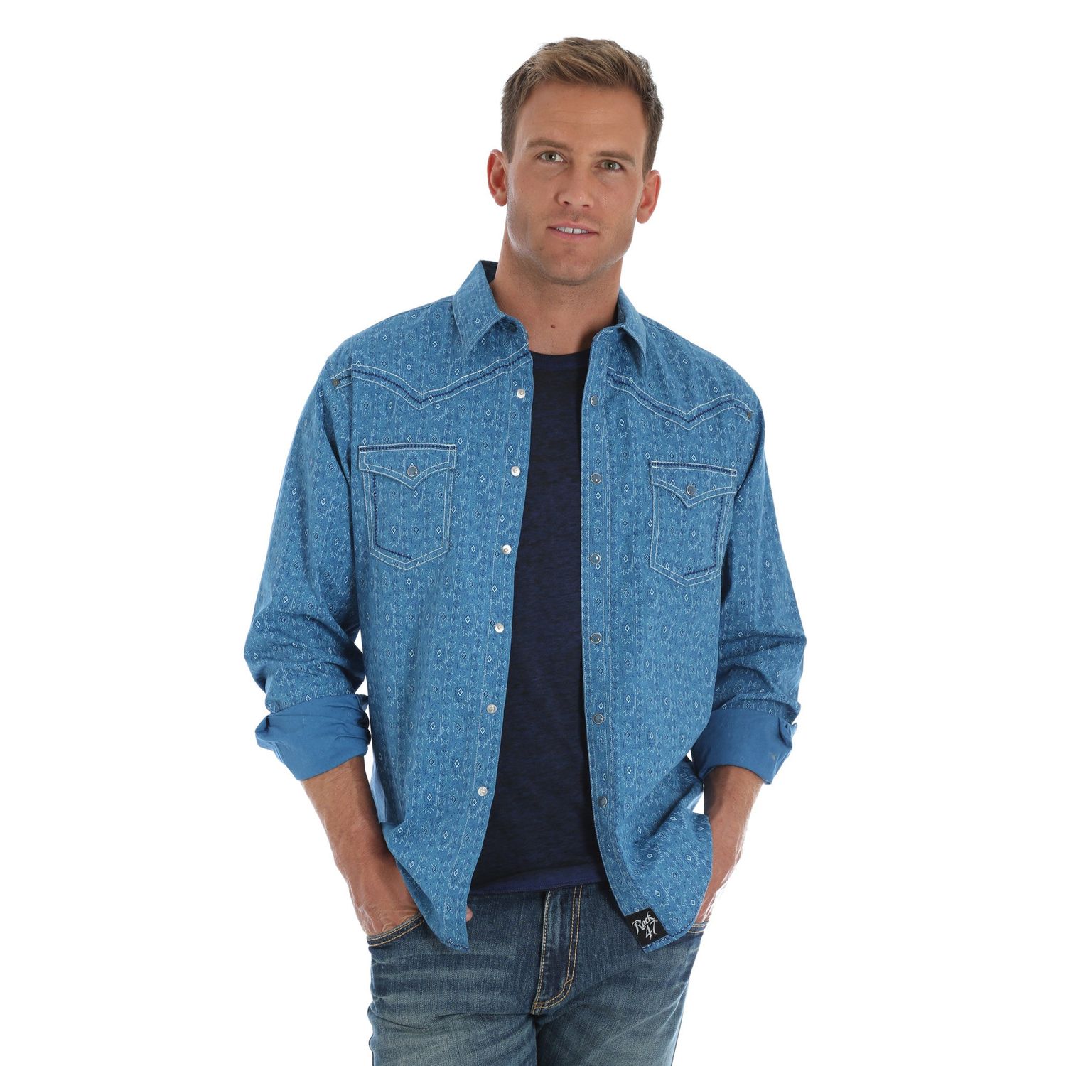 Wrangler Men's Rock 47 Western Shirt - MRC367M