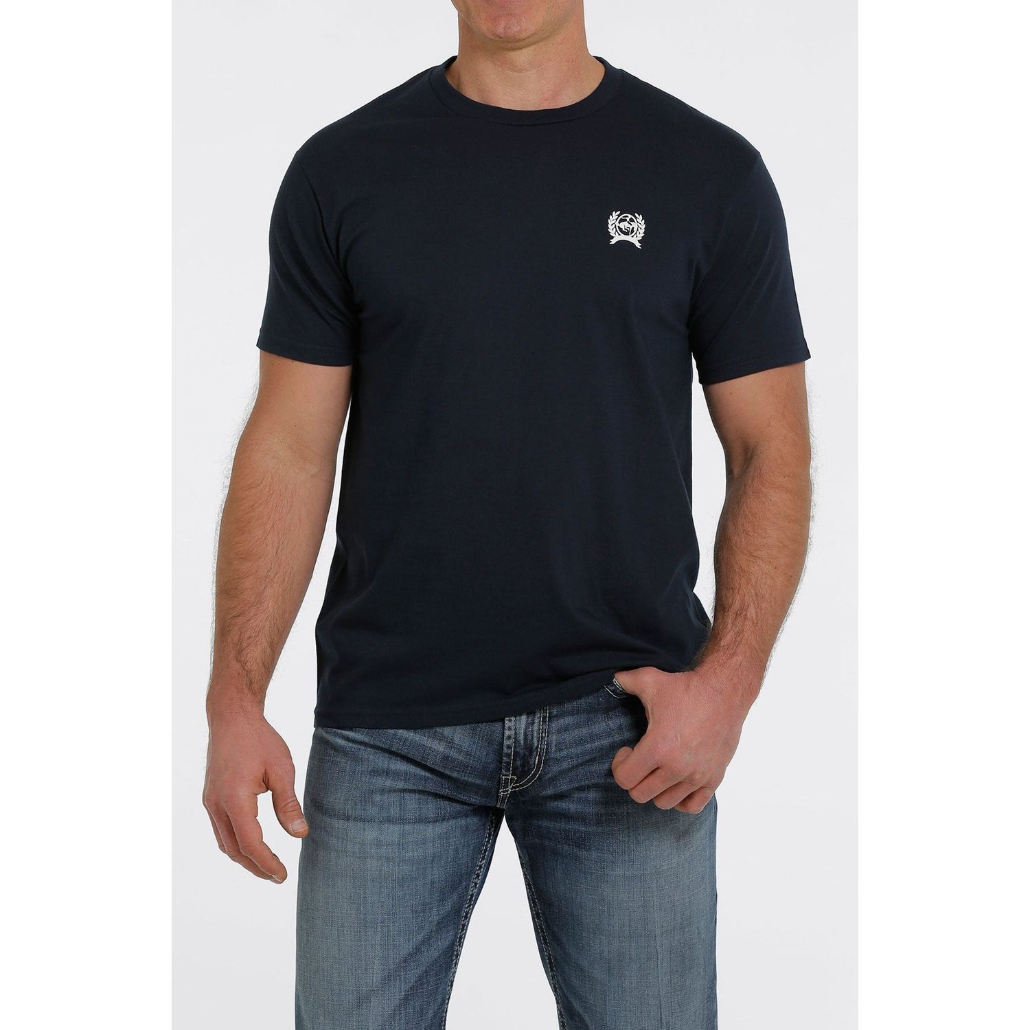 Cinch Mens SS Tee Navy - MTT1690477