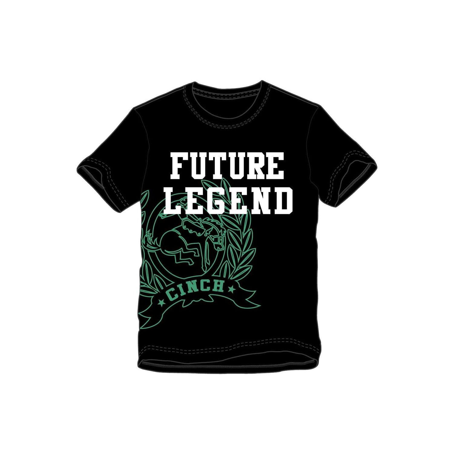 Cinch Boys SS Tee Black - MTT7671065