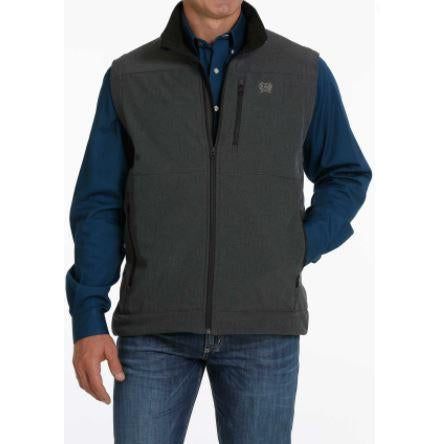 Cinch Mens Bonded Vest Black - MWV1541002