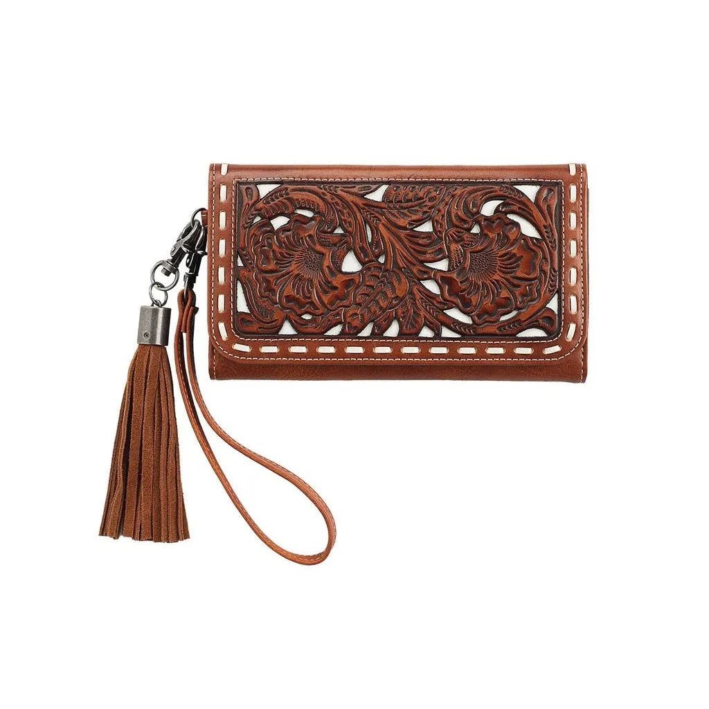 Nocona Women's June Wallet- Brown