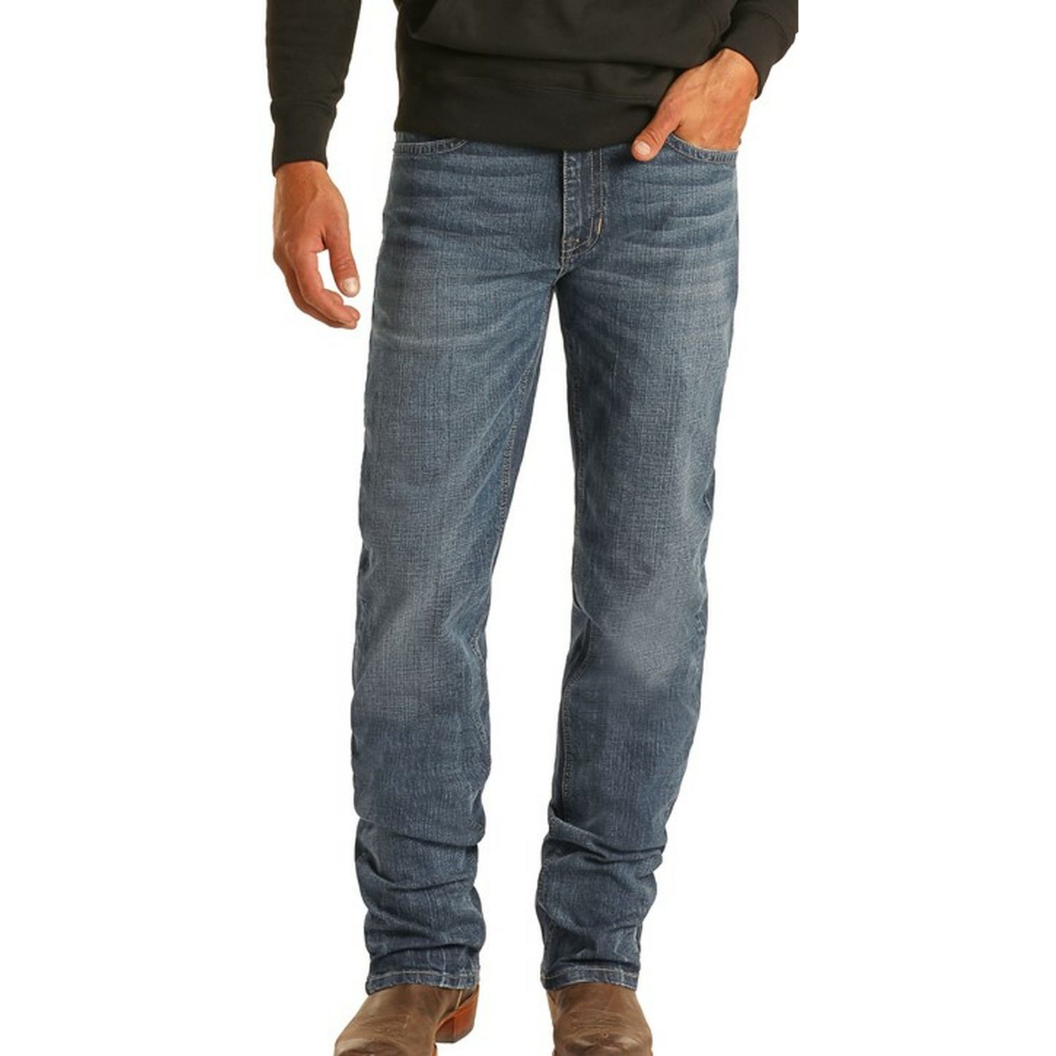 Rock &amp; Roll Mens Reflex Stackable Jeans - MTB2801