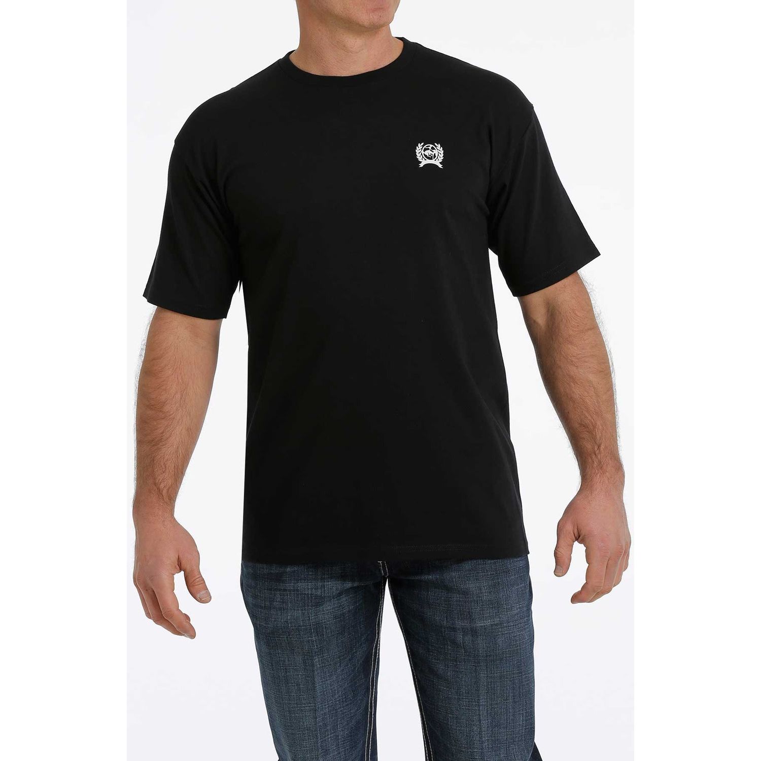 Cinch Mens SS Tee Black - MTT1690468