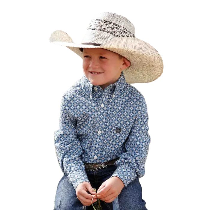 Cinch Boys LS Print Shirt - MTW7060307