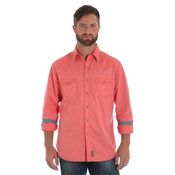 Wrangler Men's Retro Premium Snap Shirt - MVR447O