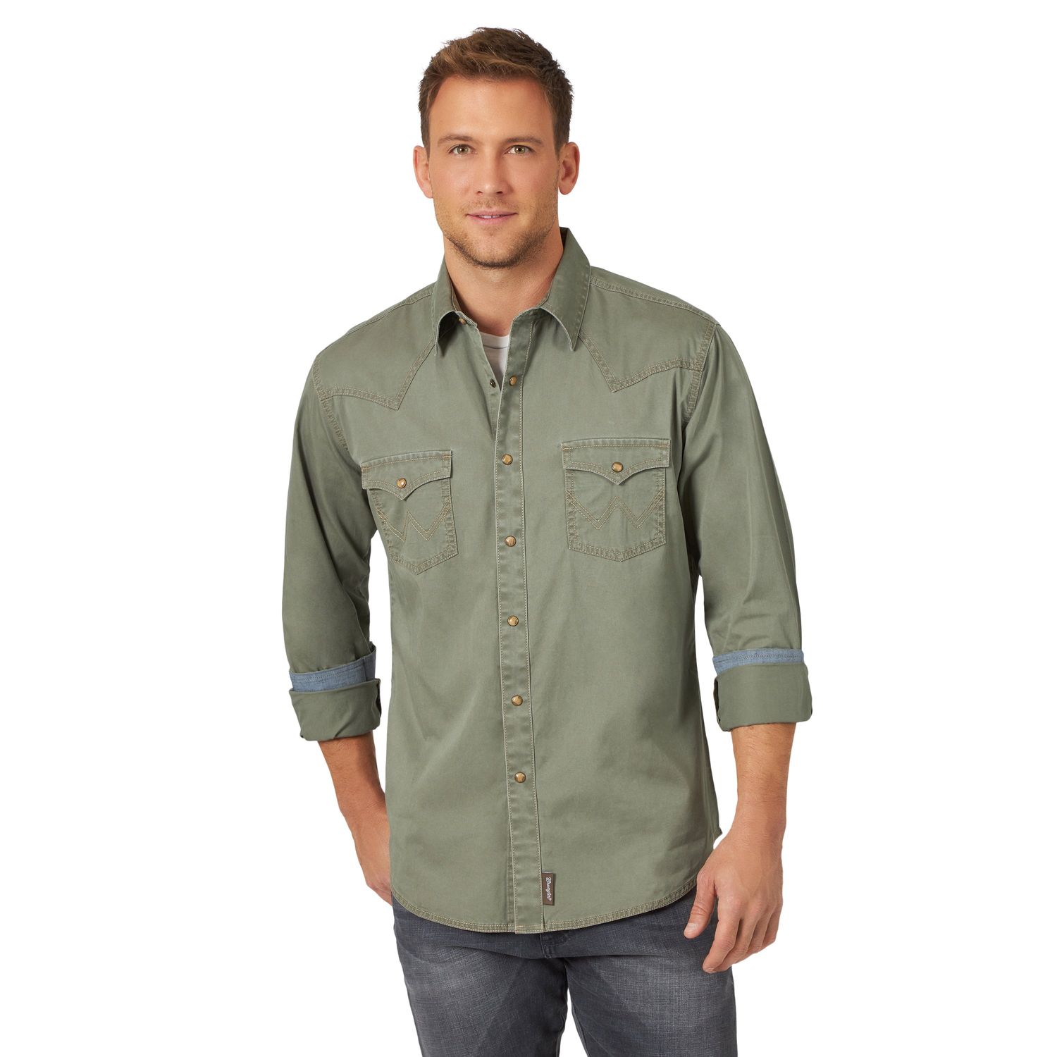 Wrangler Mens Western Shirt - MVR524G
