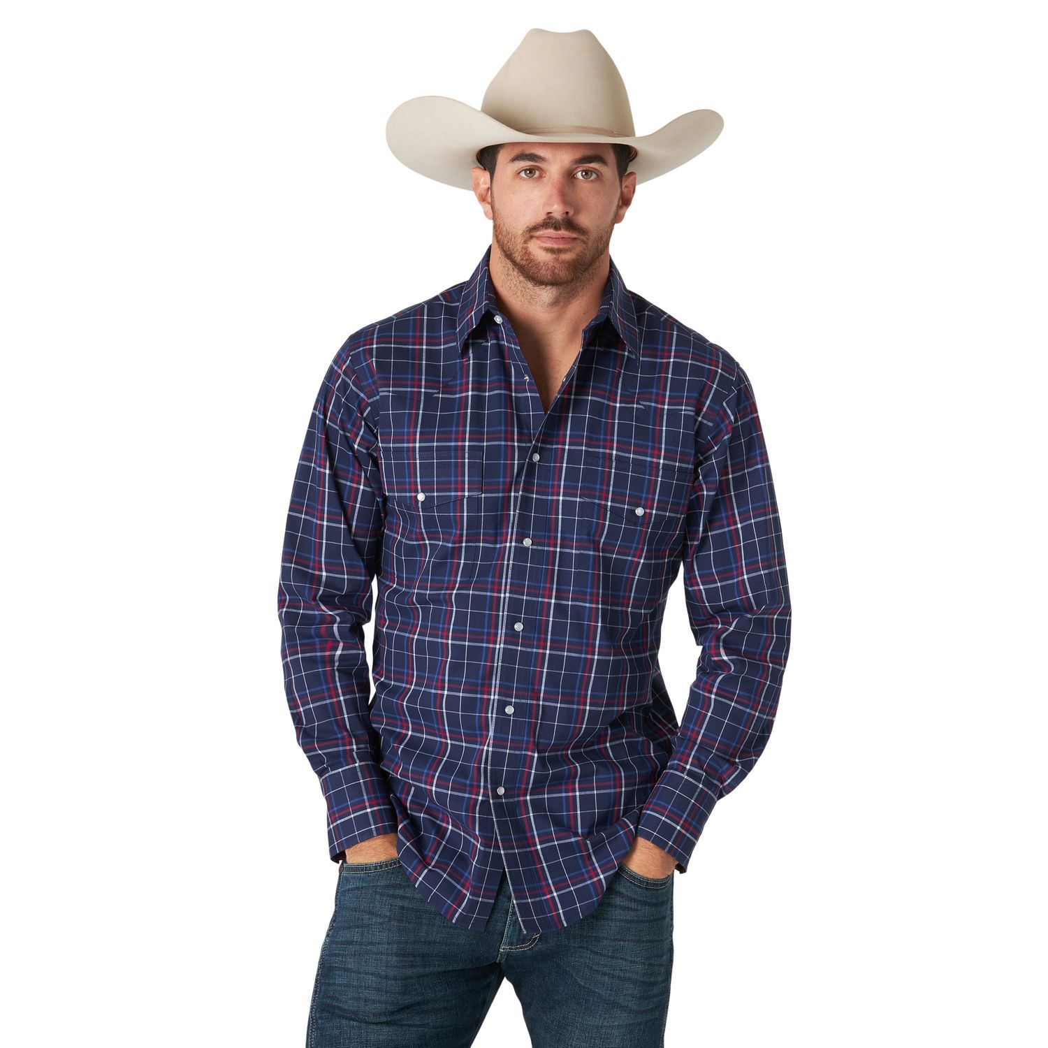 Wrangler Mens Wrinkle Resist LS Shirt - MWR394N