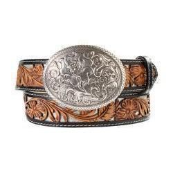Nocona Women's Filigree Silver Belt