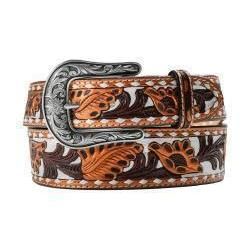Nocona Women's Hand Painted Flowers - Copper