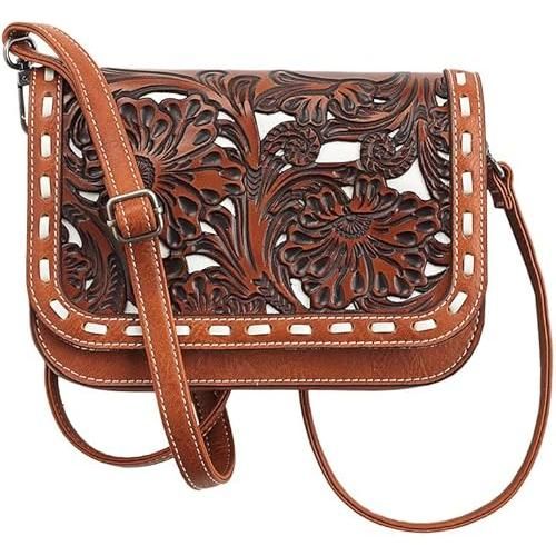 Nocona Women's June Crossbody Bag- Brown