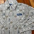 Panhandle Boy's 2 Pocket Long Sleeve Snap Shirt - Tan