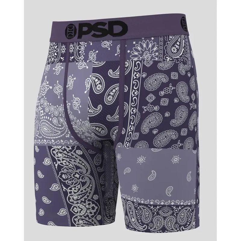 PSD Underwear Men's Bandana Dusk Boxer Brief - Purple