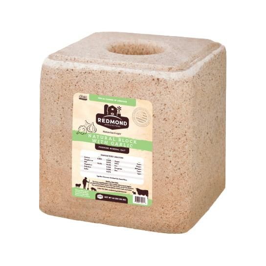 Redmond Natural Salt Block W/ Garlic-19.96KG