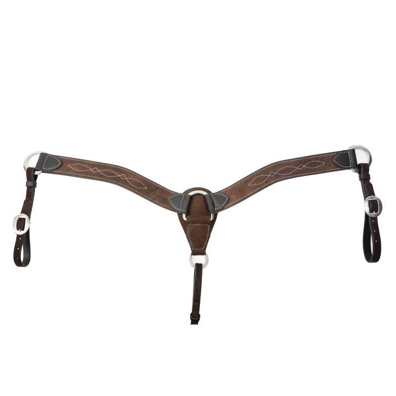 Professional's Choice 2" Chocolate Roughout Gunslinger Contoured Breast Collar