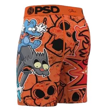 PSD Underwear Itchy Scratchy Boxer Brief - Multi