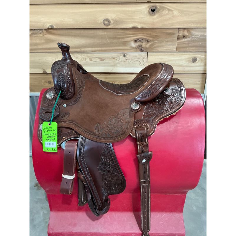 Irvine Custom 16" Cowhorse Saddle - 0342-2832
