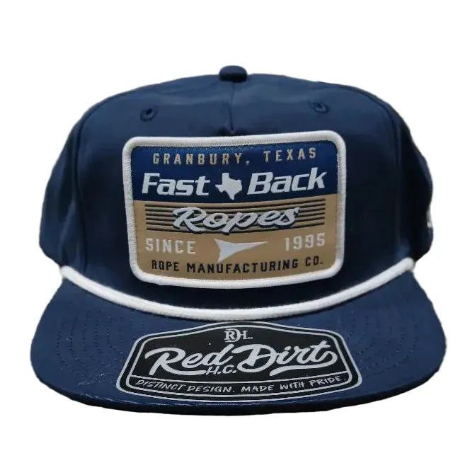 RDHC Fast Back 5 Panel Cap- Navy/White