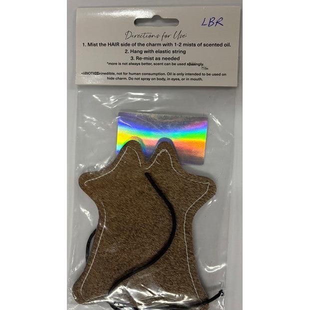 ReSCENTit Cowhide Shape Cowhide Car Charm Air Freshener - Multiple Colors